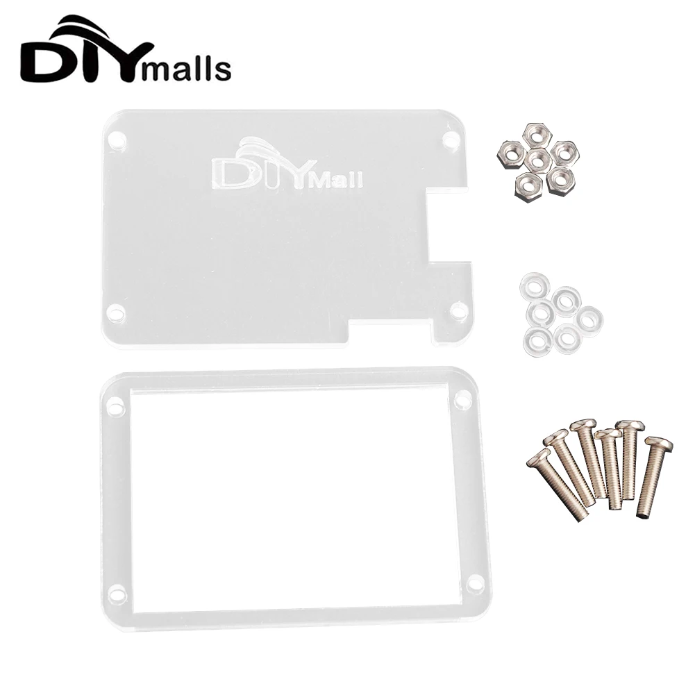 Acrylic Plastic Transparent Clear Case for Nextion basic 2.4'' NX3224T024 2.4'' Full Color HMI LCD Touch Display Module