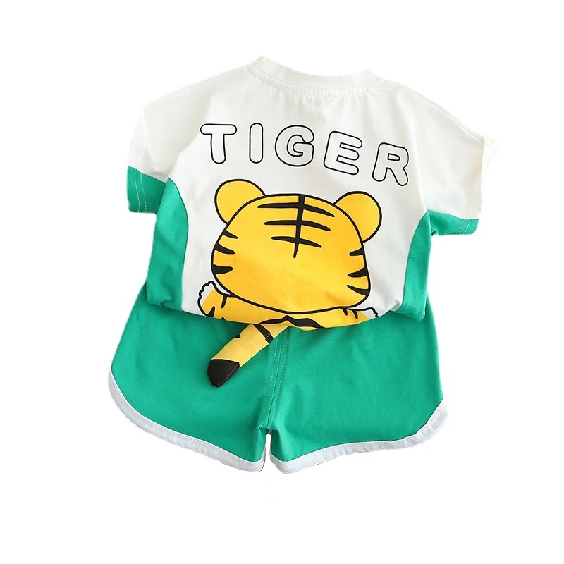 

New Summer Baby Clothes Suit Children Boys Girls Cartoon T-Shirt Shorts 2Pcs/Sets Toddler Casual Clothing Infant Kids Tracksuits