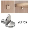 20pcs 5mm L - Shaped Shelf Support Studs: Fix Wooden/Glass Boards in Cabinets, Ideal Furniture Bracket Holders 1