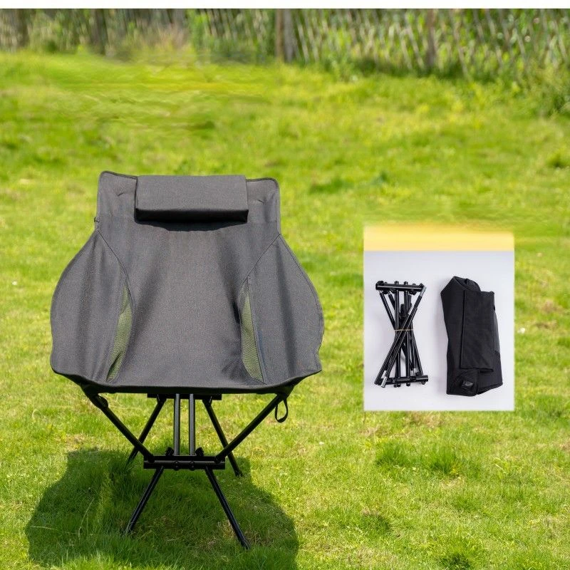Outdoor Children's Leisure Lounge Chair Aluminum Alloy Outdoor Folding Lounge Chair Portable and Lightweight Camping Barbecue Hi