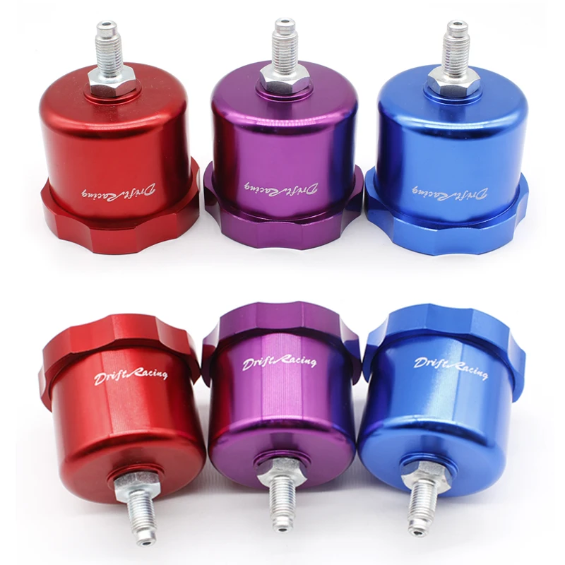 DEFT 1pcs Car Racing Hydraulic Drift Handbrake Oil Tank Aluminum Drift Hydraulic Handbrake Oil Tank Hand Brake Fluid Reservoir