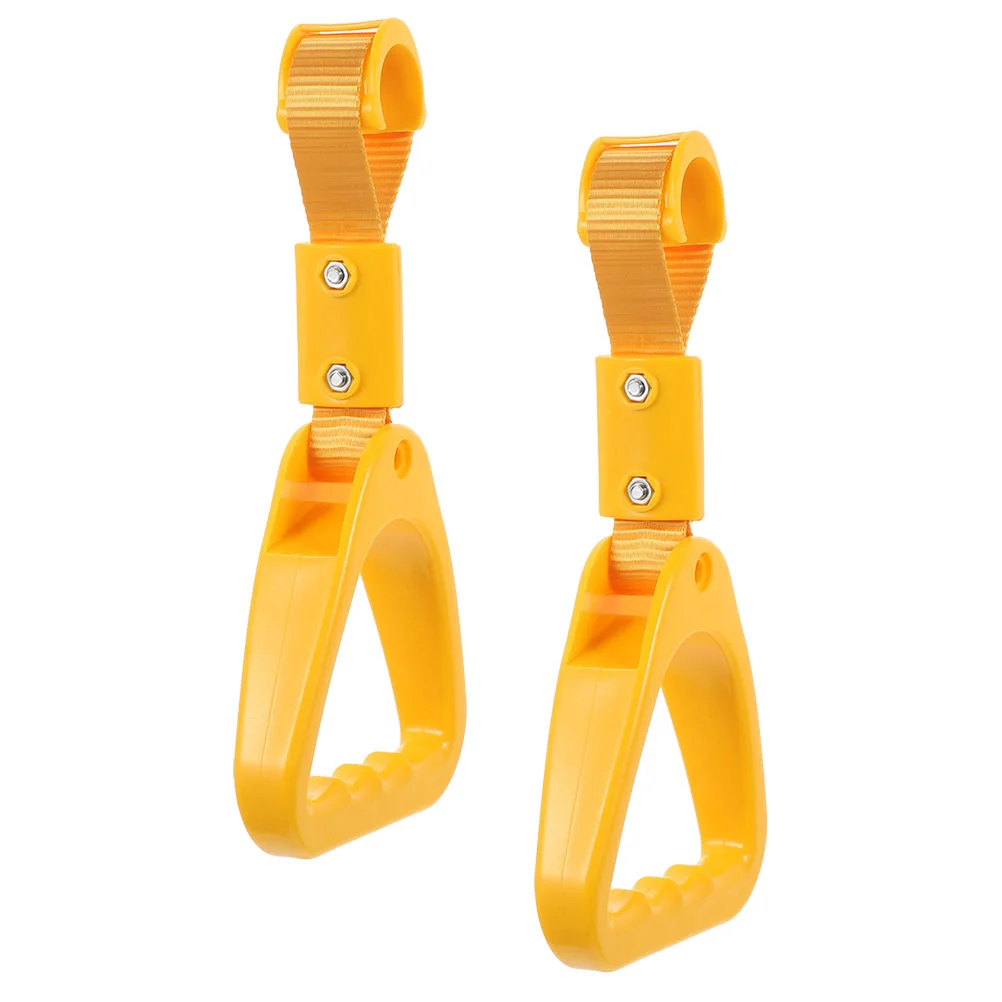 

2 Pcs Hand Strap Bus Handle Elderly Adjustable Grip Automotive Safety Nylon for Vehicle