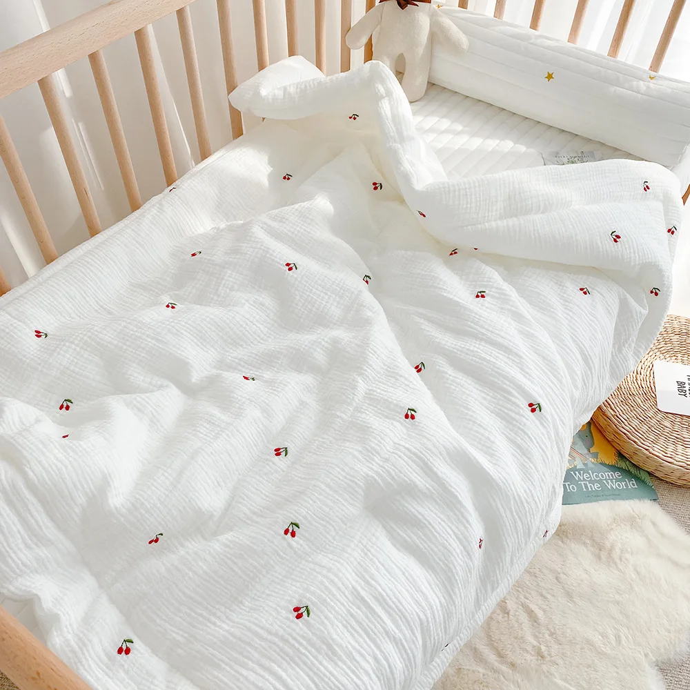 Ins Korean Baby Blanket Swaddling Newborn Warmth Soft Wool Blanket Thickened Air Conditioning Universal For All Seasons