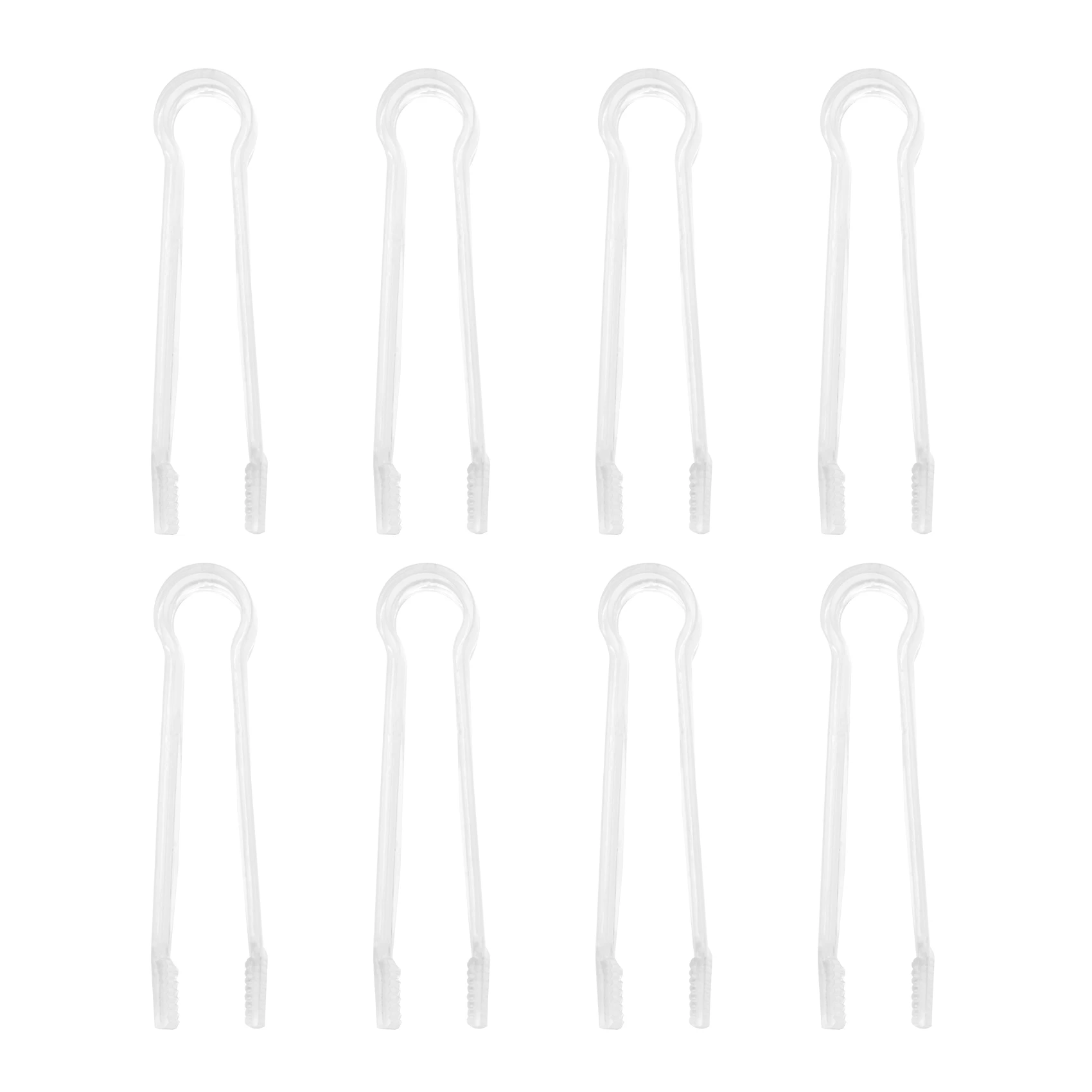 15 Pinze Da Portata In Plastica Trasparente – 16 Cm – Mini Pinze Per Buffet, Tè E Antipasti