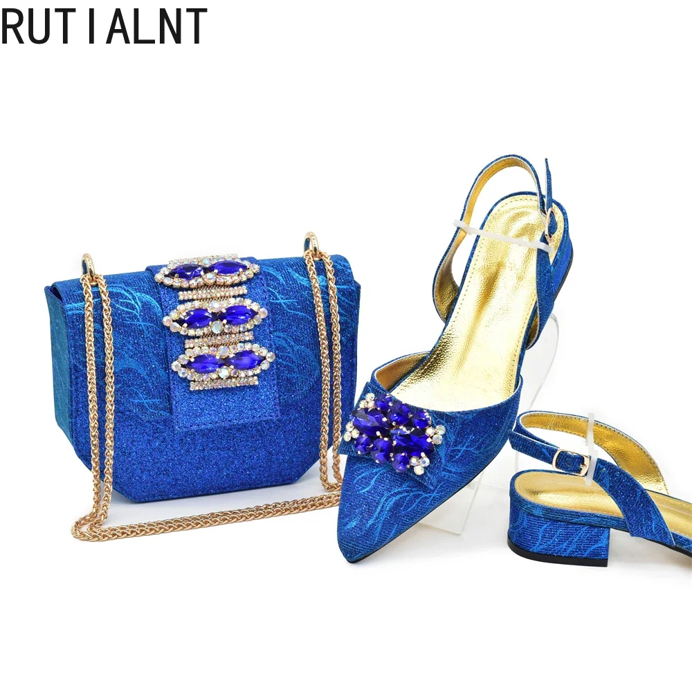 New Design Nigeria Party Shoes and Bags for Women Women's