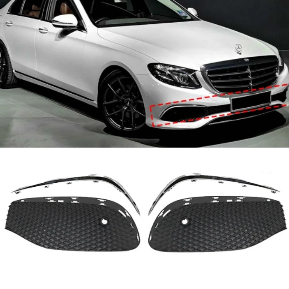 3-teilige Untere Zierleisten Für Mercedes E-Klasse W213 Exclusive Line 2021-2023