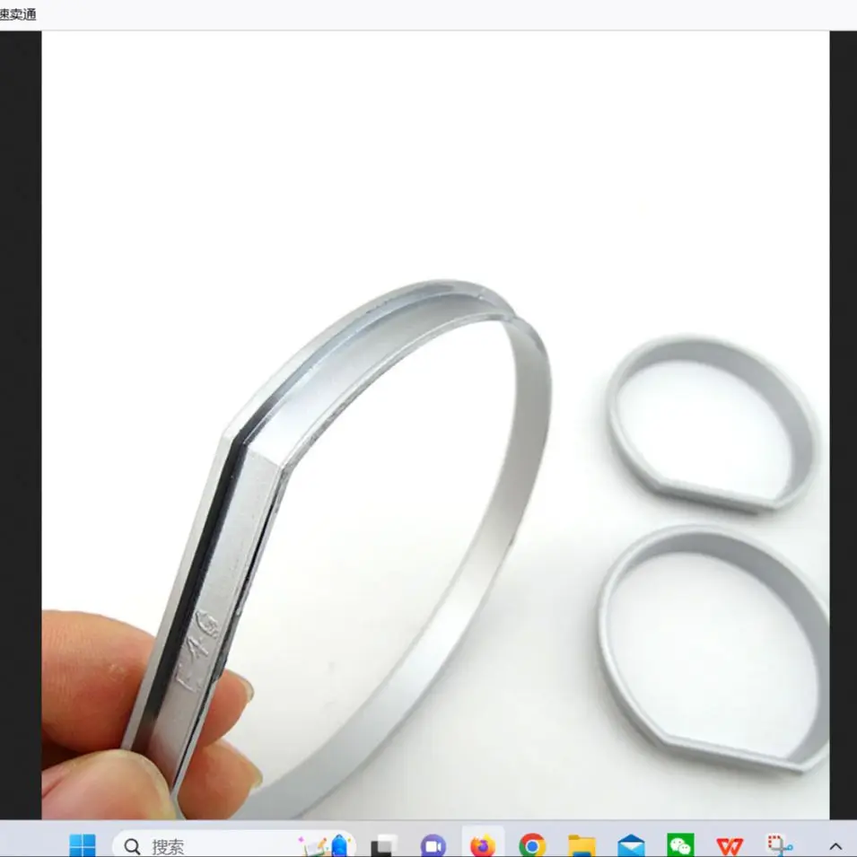 Car Accessories M3 E46 Chrome Cluster Gauge Dashboard Rings Speedo Trim