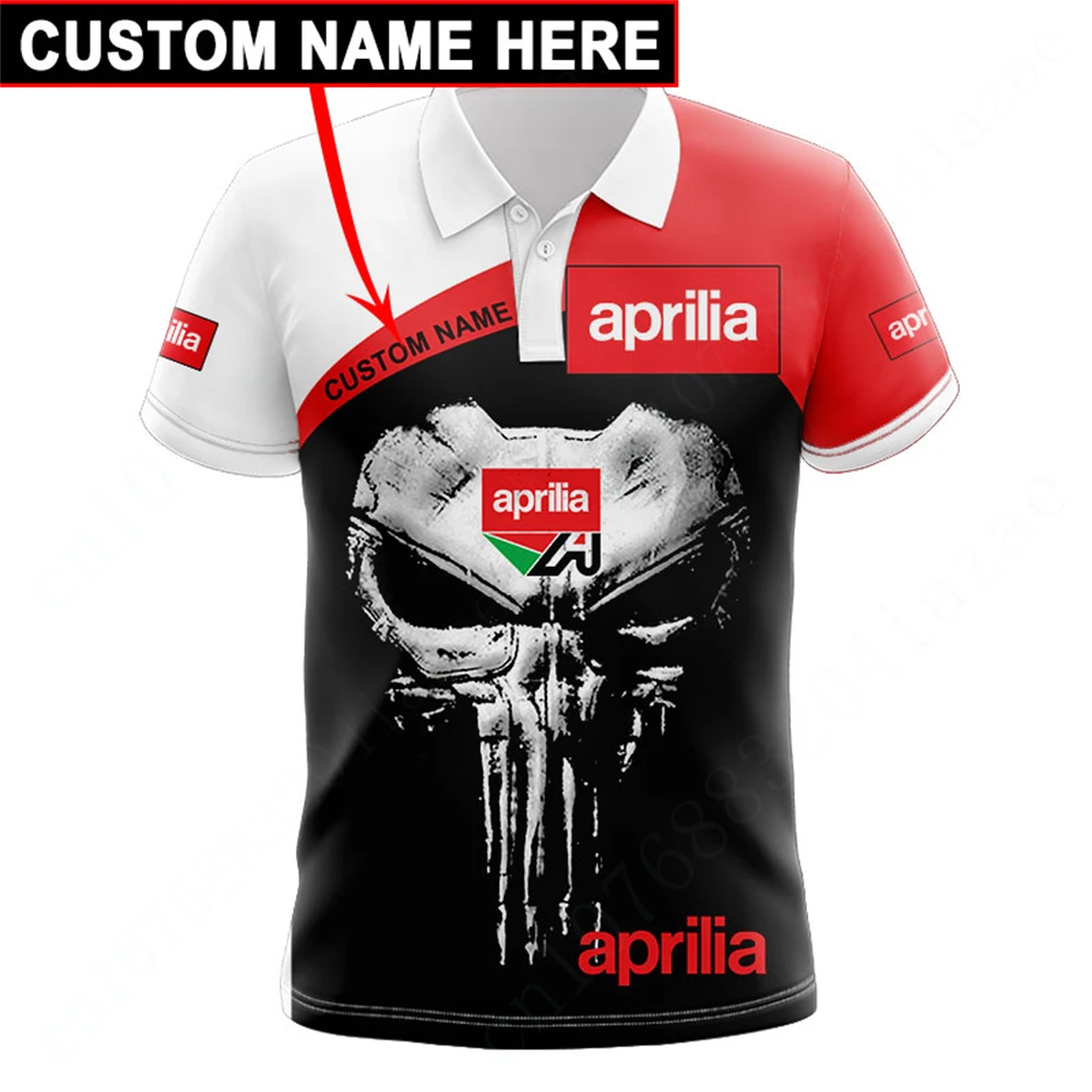 Aprilia T Shirt For Men Unisex Clothing Casual Short Sleeve Harajuku Golf Wear Breathable Tee Anime Polo Shirts And Blouses