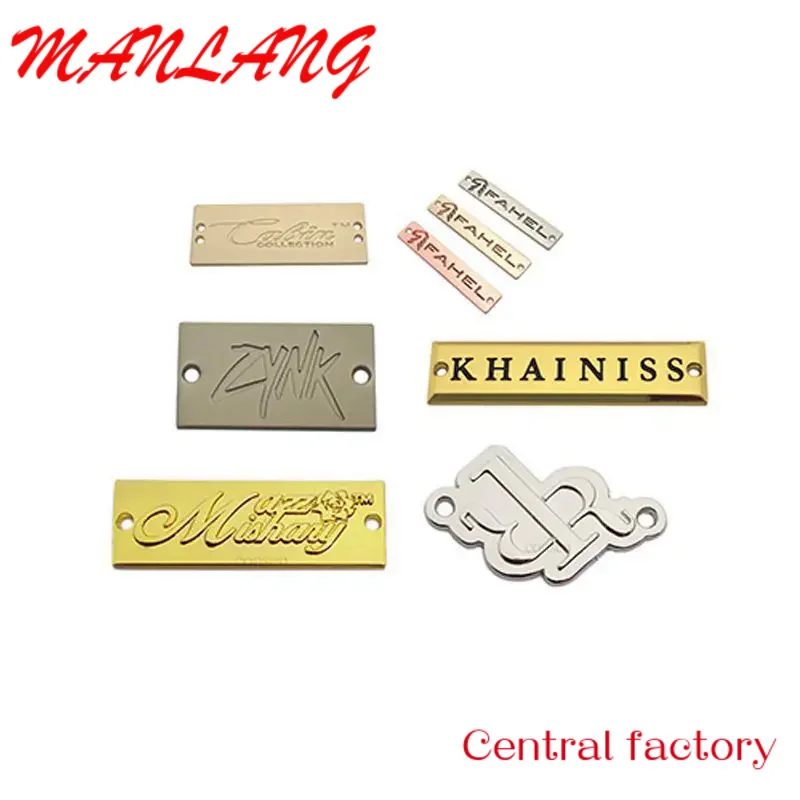 Custom  Custom clothing suture hang zinc alloy gift box nameplate electroplating antique copper corrosion aluminum plate metal l antique kirin copper incense burner household indoor incense burner sandalwood plate incense burner