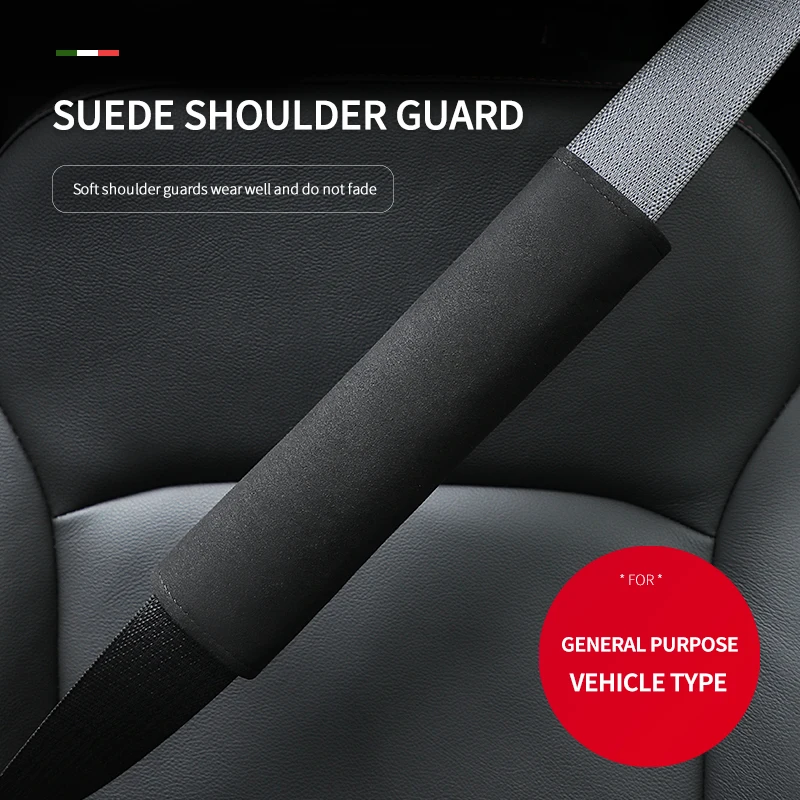 

2Pcs Car Interior Accessories Seat Belt Soft Safety Belt Shoulder Straps Cover Breathable Protection Padding Cushion