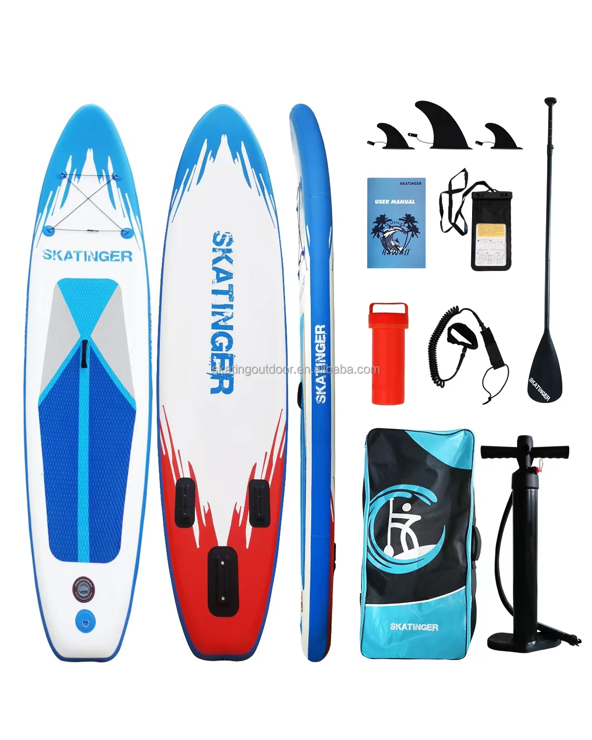 Skatinger Paddle Board Gonfiabile Stand-Up Paddle Board Kit Paddle Board Gonfiabile Di Alta Qualità