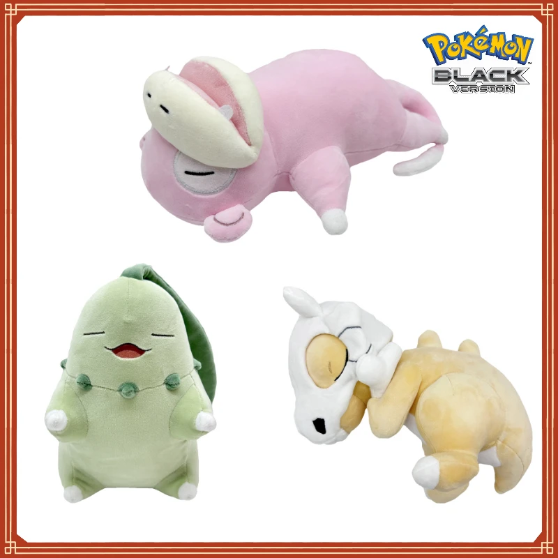 

2023 New Sleep Plush Pokemon Sleep Series Cute Plush Toy Doll Slowpoke Cubone Doll Children's Birthday Gift Christmas Gift