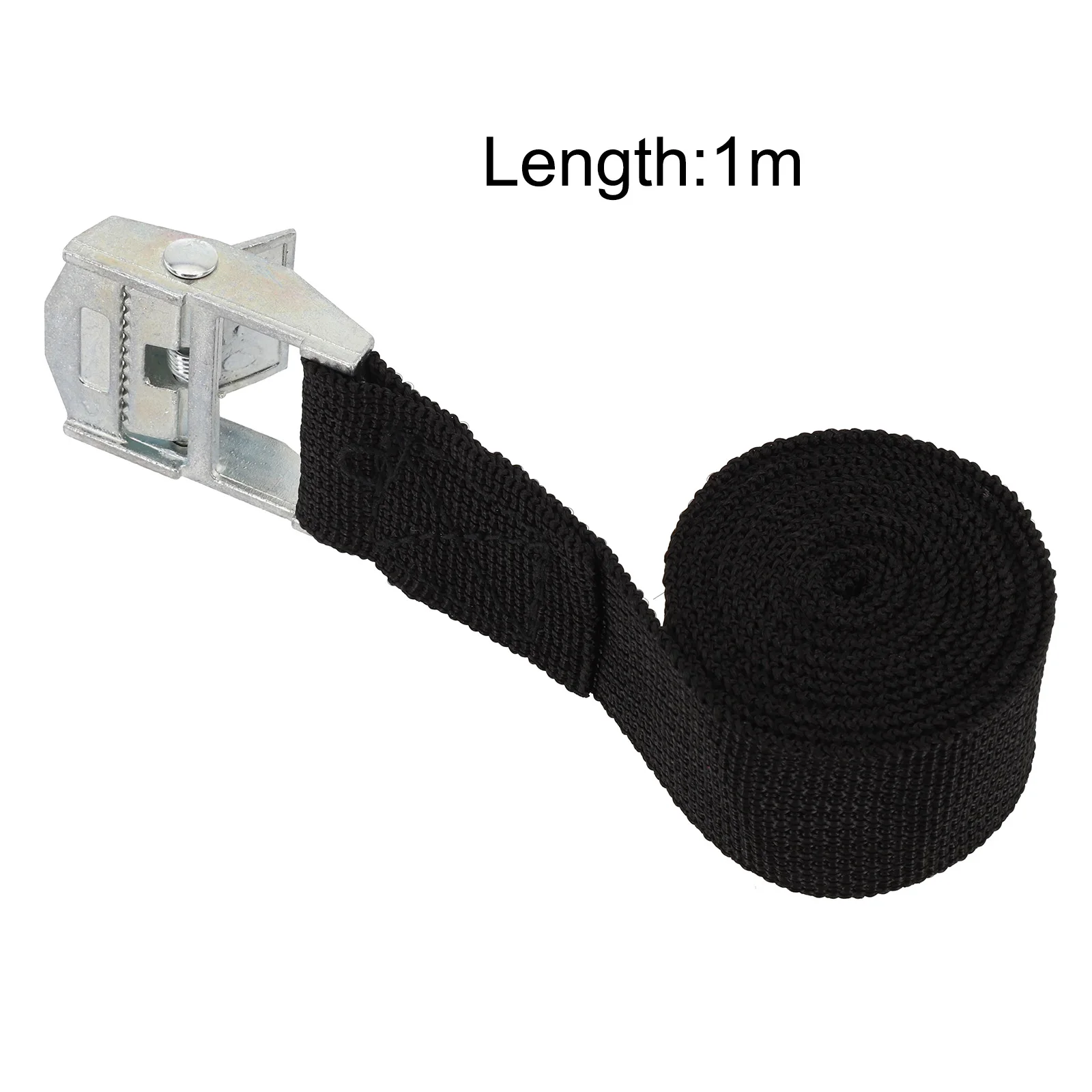 1 Pc 25mmx1M Cargo Strap With Buckle Tie Down Belt For Motorcycle Car Metal Tow Rope Strong Ratchet Fixing Belt For Luggage Bag