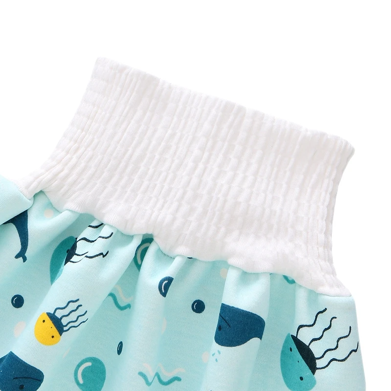 Baby Training Pants Cloth Diapers Waterproof Diapers Baby Diaper Waterproof Pants Infant Leak Proof Urine Training Pants Washable Cloth Diapers Kids Sleeping Bed Potty Trainining