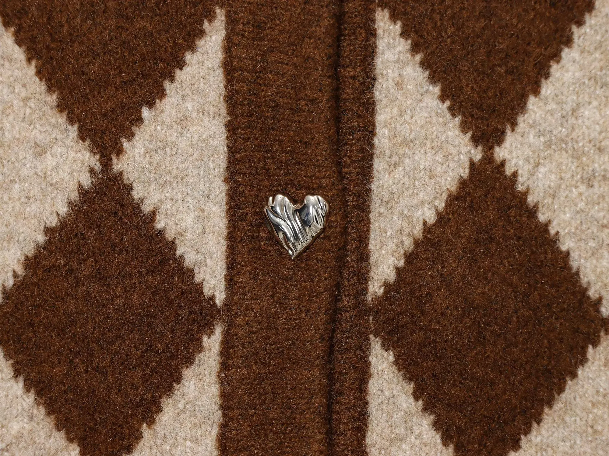 Women Contrasting Argyle Knit Cardigan Female O-Neck Long Sleeved Single Breasted Sweater Coat Lady Retro High Waisted Short Top