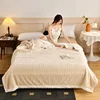 2024New Jacquard AB Edition Tafu Fleece Lamb Fleece Multi functional Blanket Double layer Thickened Office Napping Blanket Cover 6