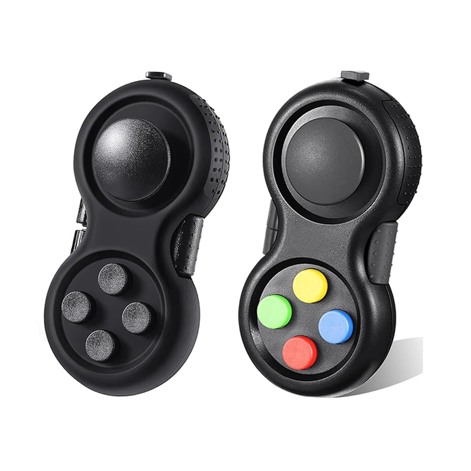 2pcs Fidget 장난감 스트레스 릴리프 주사위 안티 스트레스 큐브 장난감 레저 시간 동안 놀이를위한 ABS 부드러운 실리콘 소재 휴일 선물