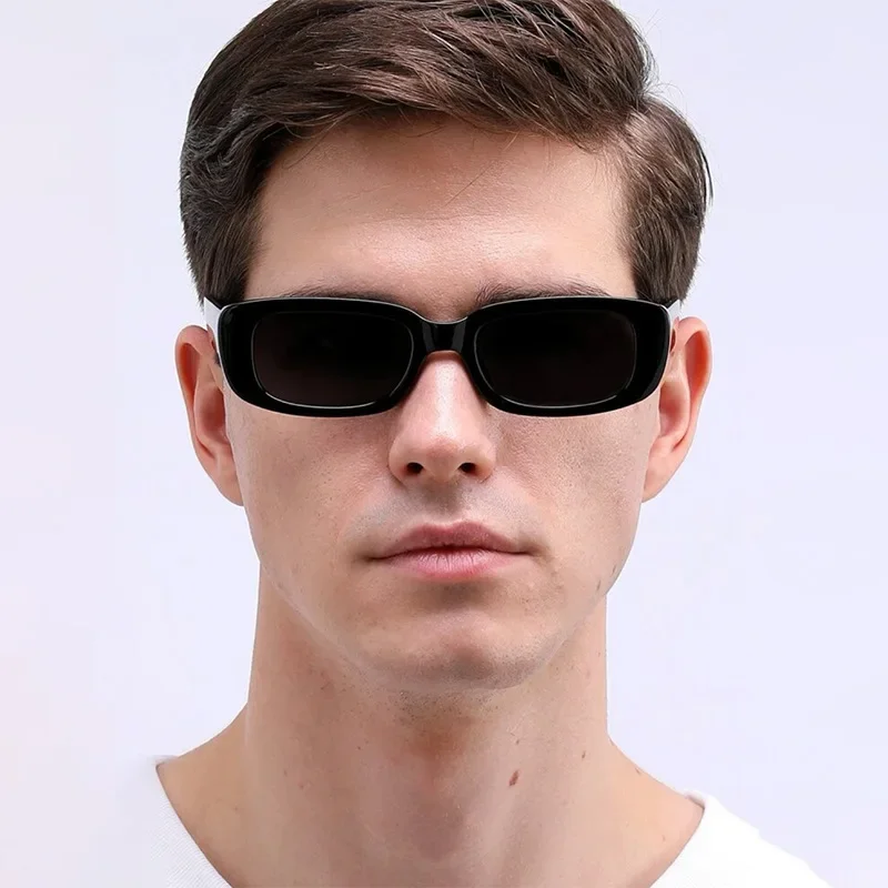 Chic Vintage Luxury Gradient Square Sunglasses