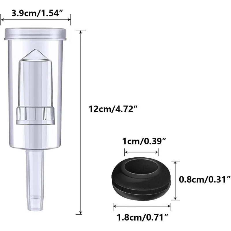 Airlocks Plastic Airlock and Silicone Grommets Airlock Set for Fermenting Brewing Beer Fermentation Projects