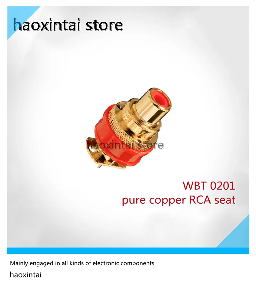 

1 шт. оригинальный немецкий WBT 0201 Чистая медь hifi fever audio RCA lotus plug
