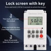 Automatic Digital Timer Switch Relay 220V 25A Electronic Weekly 7Days Minutes second 168 Hours Time Control Programmable Timer 3