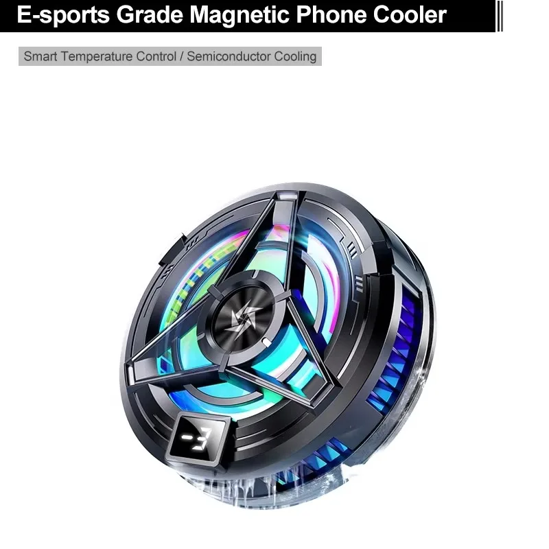 SL15 Wireless Charger 15W Mobile Phone radiator Magnetic Semiconductor cooler SL17 Mobile phone small fan back clamped radiator