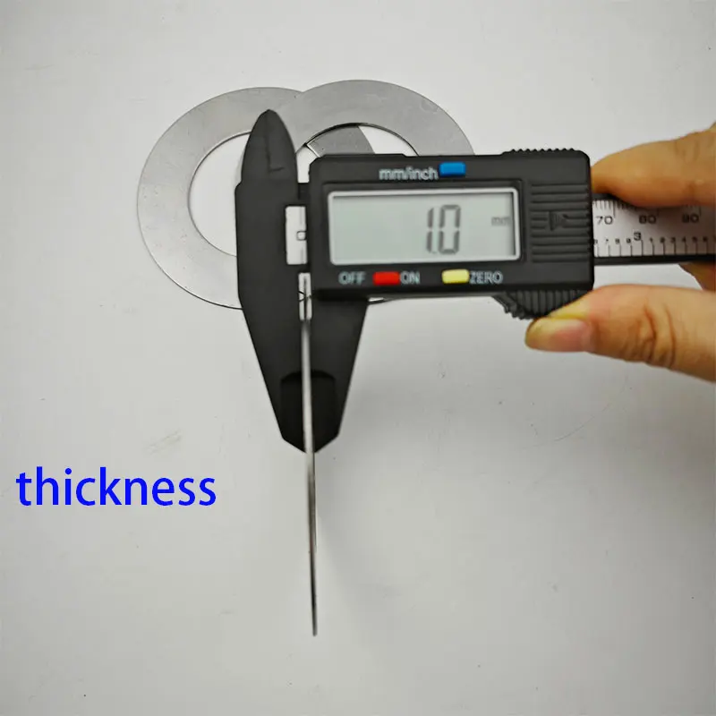 10pcs Excavator Bucket Shaft Bucket Pin Thin Steel Sheet Gasket Enlarged Round Metal Wear-resistant Shaft Washer