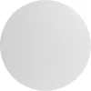 Modern Round Coffee Table, 35.4 inch White Drum Design, Contemporary Minimalist Living Room Table 3