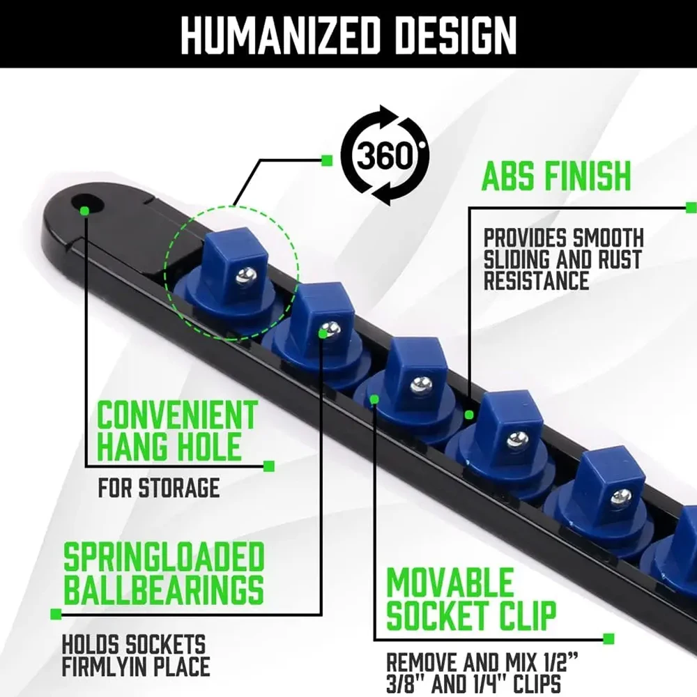 Adjustable Socket Wrench Holder