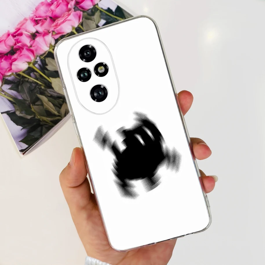 Clear Tulip Flower Soft Silicone Phone Case - Fashionable Protective Cover