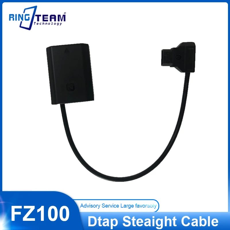 

D-Tap Dtap to NP-FZ100 DC Coupler FZ100 Dummy Battery for Sony Alpha A9 A7RM3 A7C A7RIII A7M3 ILCE-9 ILME-FX30 Digital Camera