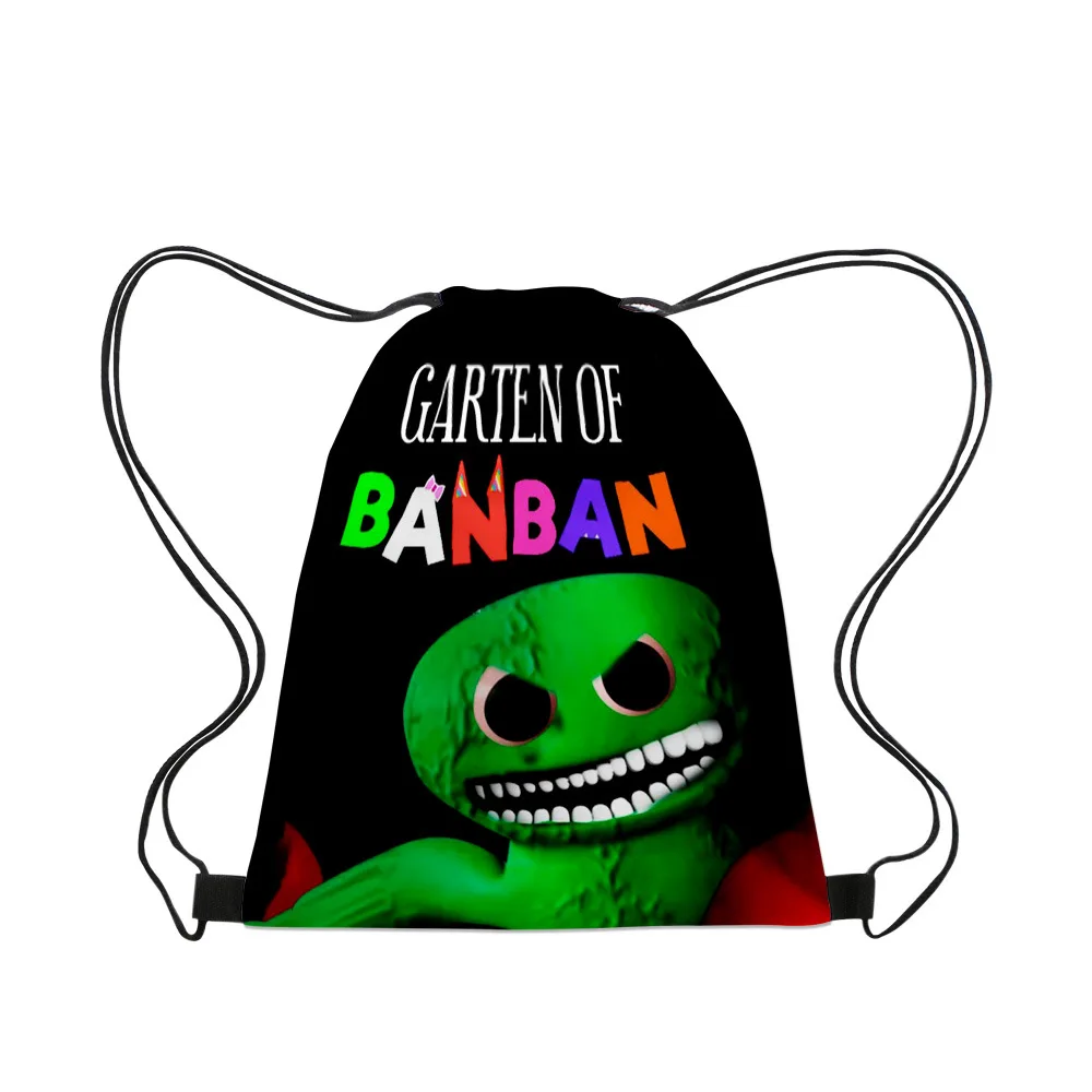 

New border Garten of Banban Class Garden Drawstring Backpack Cartoon Bundle Pocket Primary School Students