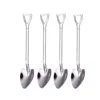 4pcs Silver spoon