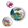Round Simple Marine Style Ceramic Plate, Hanging Wall Decoration, Living Room, Dining Room, Sofa Background, Fashion 4
