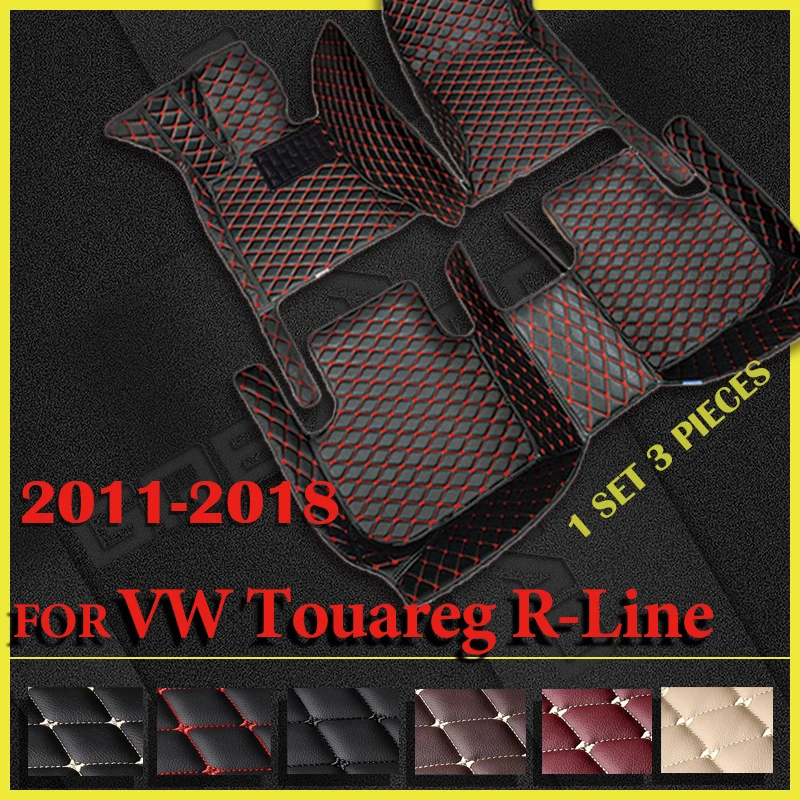 

Автомобильные коврики для VW Volkswagen Touareg R-Line 2011 12 13 14 2015 2016 2017 2018, индивидуальные автомобильные накладки на ножки, аксессуары для интерьера
