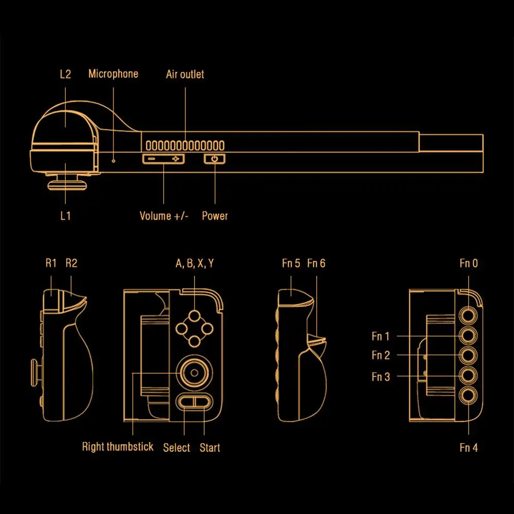 Original Protable Gaming GPD XP Android Handheld Console Android 11 CPU MediaTek Helio G95 Video Games Consoles 6.81 Inch Gift