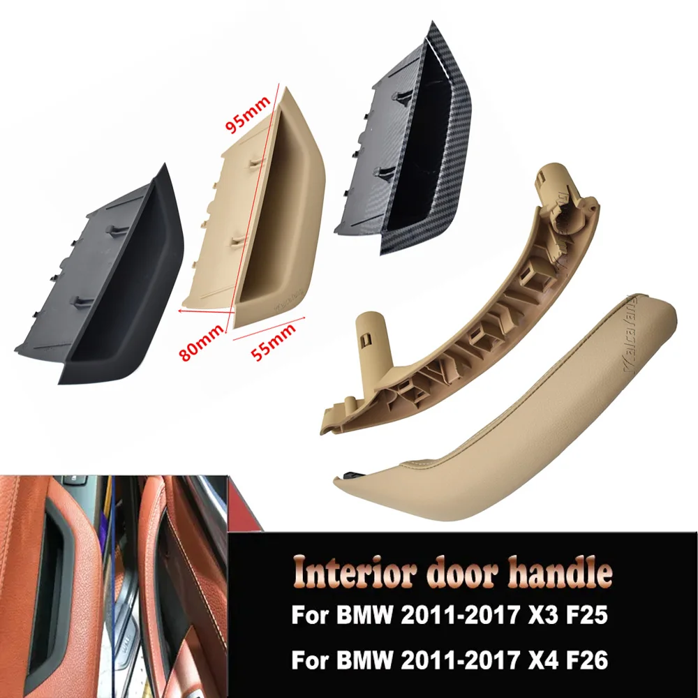 RHD LHD main driver Door inner Handle pull trim For BMW X3 X4 F25 F26