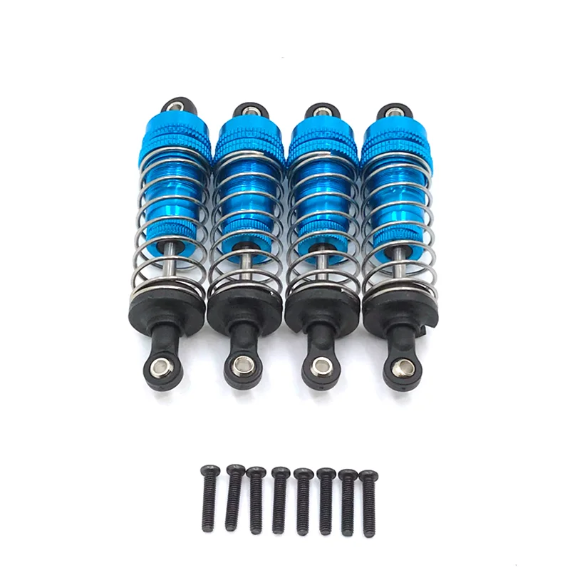 4PCs/1set Metal Shock Absorber for Wltoys 124019 144001 RC Car