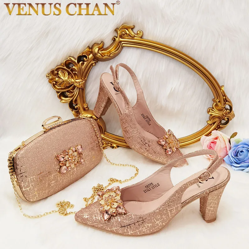 Venus Chan 2022 популярный винный бокал персикового цвета с острым носком дизайнерская