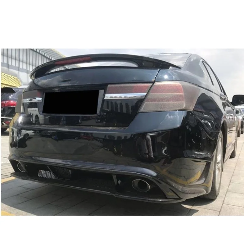 Front Rear Bumper Side Skirt for Honda Accord 8.5th 08-13 US version Modified ABS Material Body Kit Auto Parts