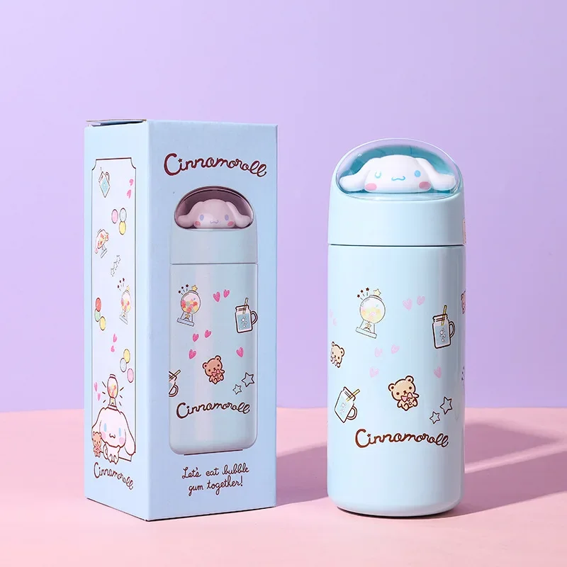 350ML Mini Hellokitty Kuromi Thermos Water Bottle Portable 316 Stainless Steel Kawaii Insulated Cup Mug Office Vacuum Flasks stainless steel thermos cup