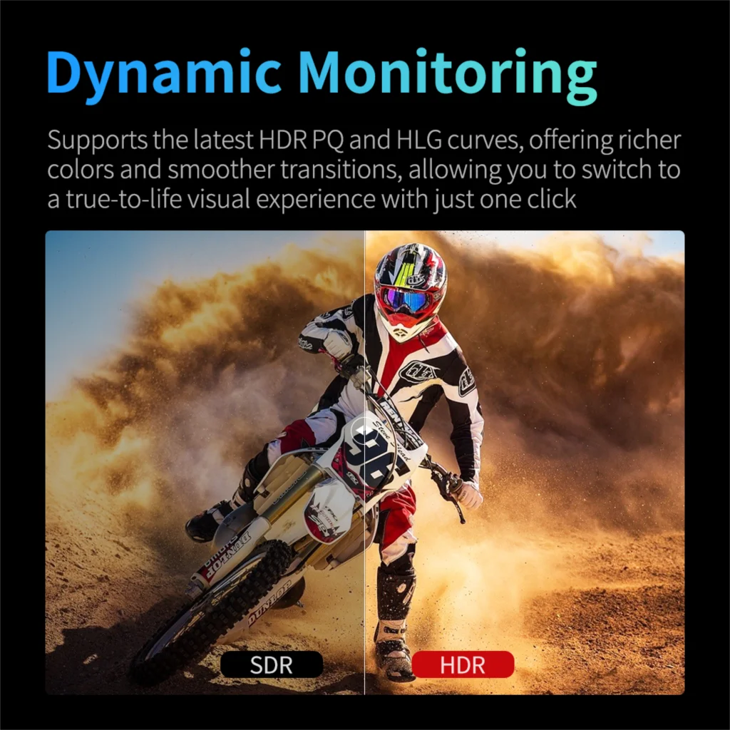 Desview R7III R7SIII 7인치 카메라 필드 모니터 2800nits UHB 터치 스크린 풀 SDI/HD 4K HD 3G-SDI 입력/루프아웃 카메라 모니터