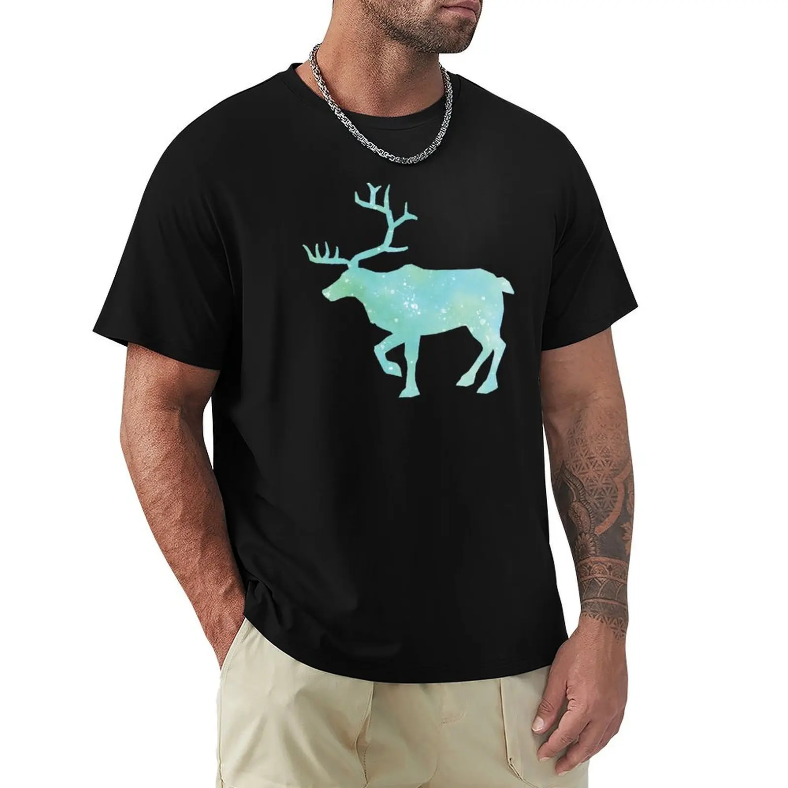 

ANONYMOOSE Save animals T-Shirt tops plain korean fashion Short sleeve tee men