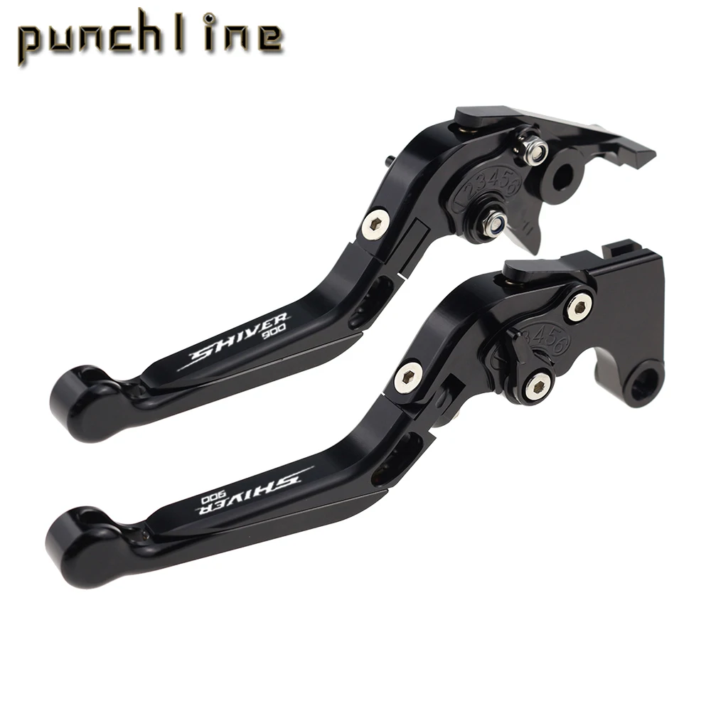 Fit Shiver 900 17-20 Shiver 750 16-17 Shiver/Gt 07-16 Moto Pieghevole Estensibile Leve Frizione Freno Set Maniglia Regolabile