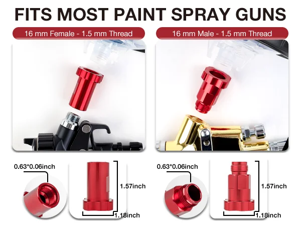 10/25/50Pcs Spray Gun Paint Mixing Cup H/O Quick Cup Spray Gun Tank 20.3oz/600ML Disposable Paint Cup with Spray Gun Cup Adapter
