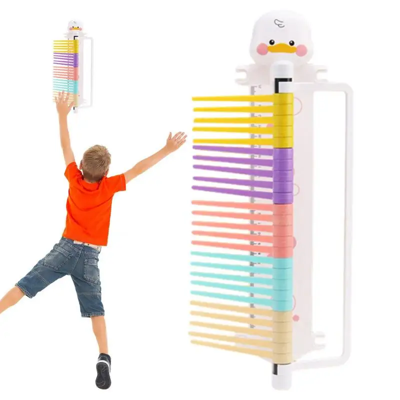 

Сенсорное высокорегулируемое устройство для скачка в высоту, игрушечный сенсорный счетчик высоких скачков с детской таблицей сравнения высоких скачков