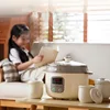 Bear Stew Electric Stew Pot Ceramic Automatic Household Intelligent Electric Stew Cooker Porridge Soup Pot 2.5L Slow Cooker 4