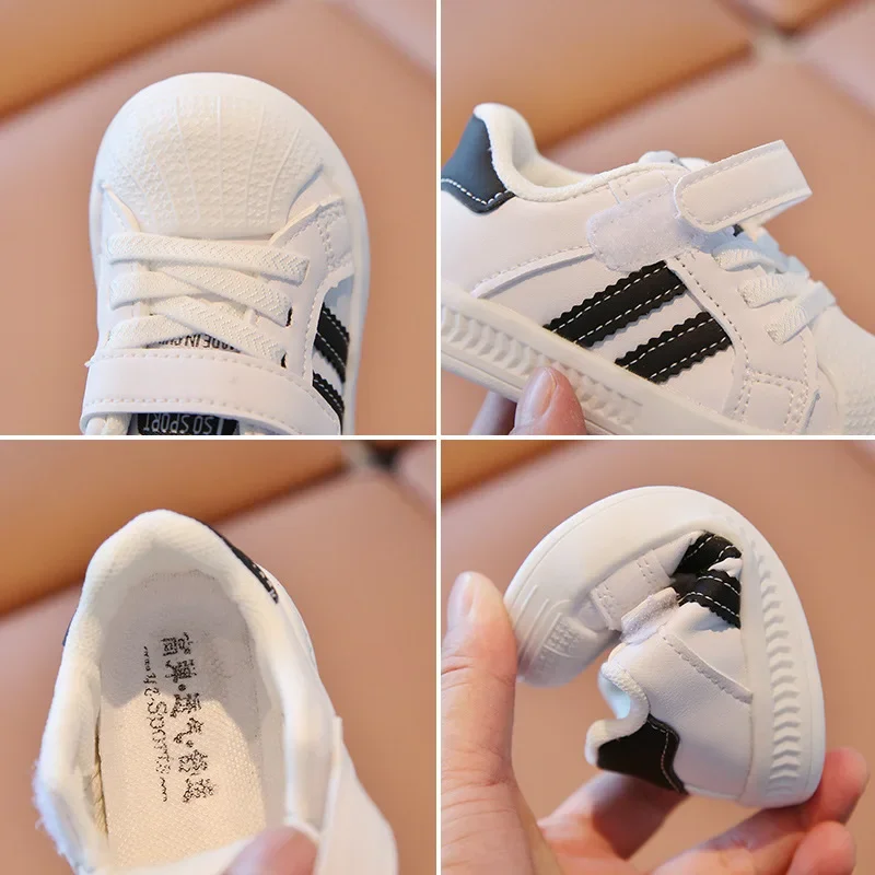 Children Anti-slip Wear-resistant Casual Shoes Girls Boys Kids Soft Sole Toddler Shoes Baby Breathable Sport Sneakers Size16-26 5