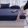 UPzo Safe Waterproof Mattress Protector, Soft Comfortable Breathable Solid Color Bedding Mattress Cover Fitted, No Pillowcases 3