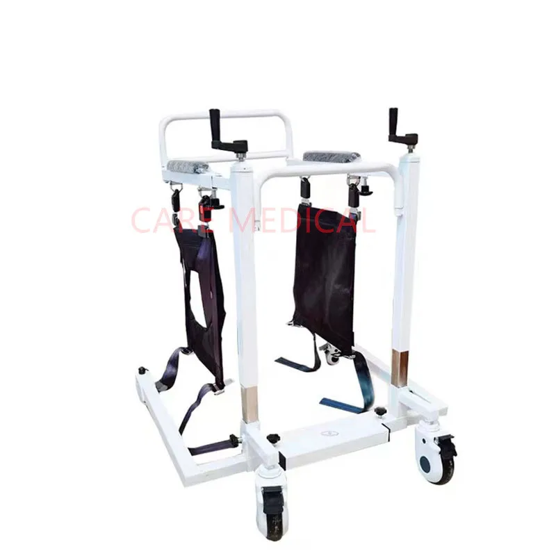 Medical Silent Pulley Disabled Transfer Wheel Chair Commode Chair Elderly Portable Toilet 6